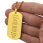 To My Nephew Dog Tag