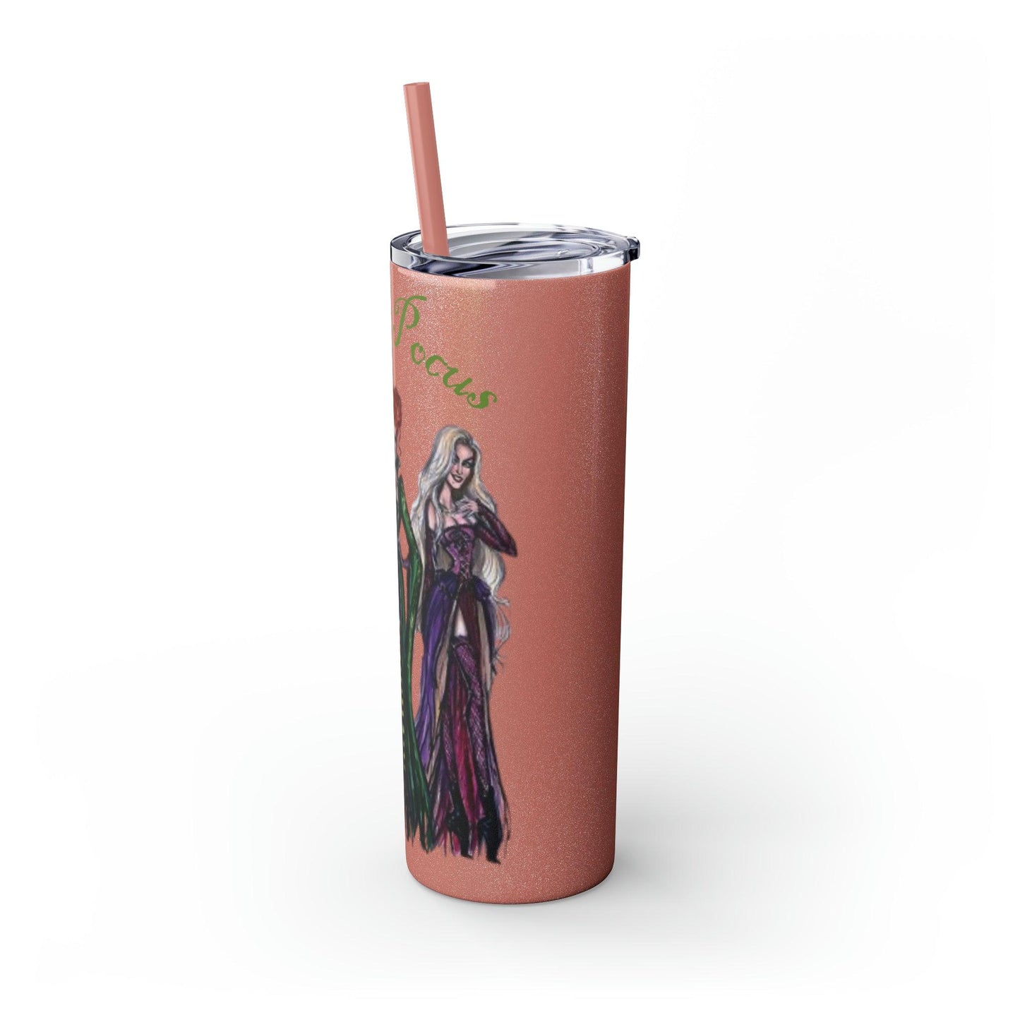 Hocus Pocus Skinny Tumbler with Straw, 20oz - Deeg Family Design