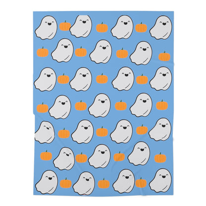 Blue Ghost Baby Swaddle Blanket - Deeg Family Design