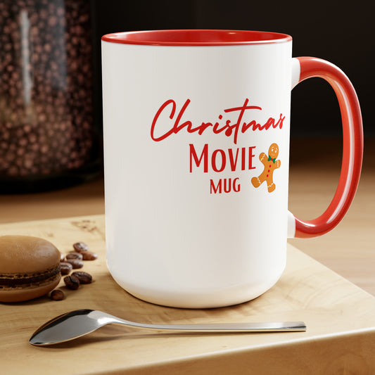 Christmas Movie Two-Tone Coffee Mugs, 15oz