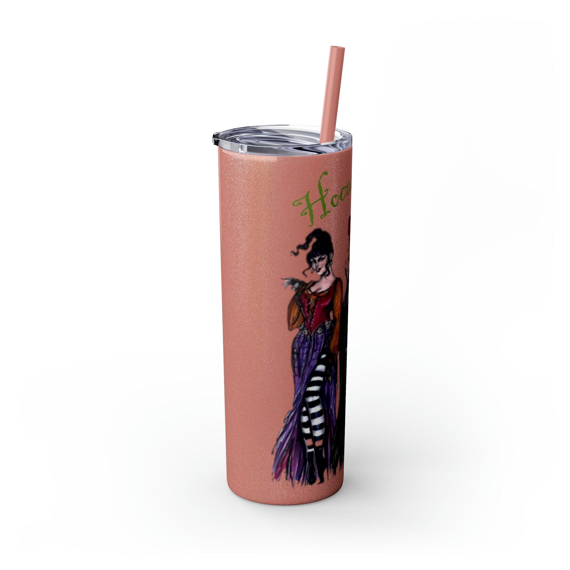 Hocus Pocus Skinny Tumbler with Straw, 20oz - Deeg Family Design