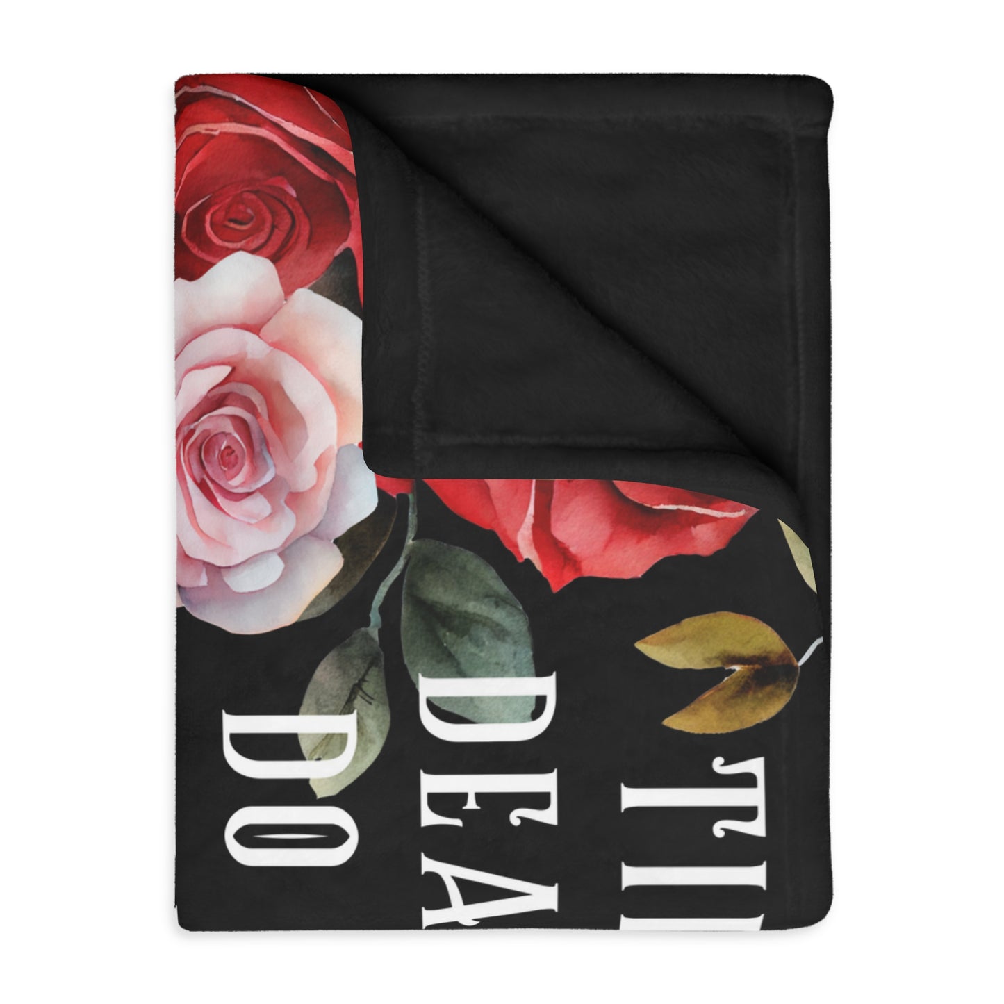 Till Death Do Us Part Velveteen Blanket