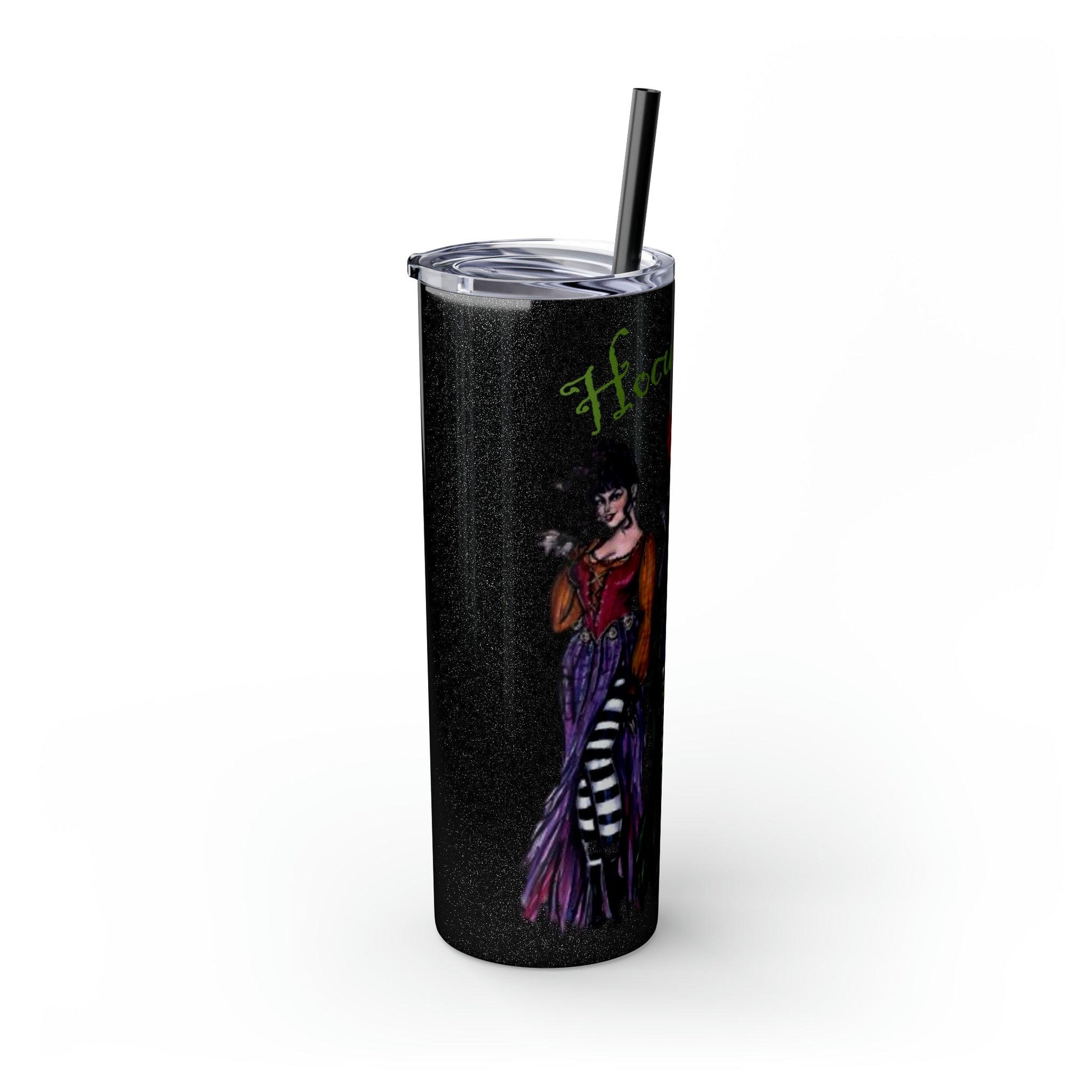 Hocus Pocus Skinny Tumbler with Straw, 20oz - Deeg Family Design