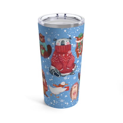 Winter Animal Tumbler 20oz