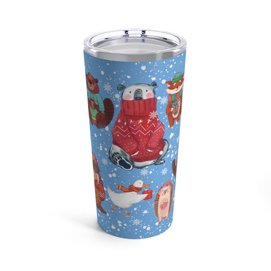 Winter Animal Tumbler 20oz