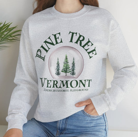 Pine Tree Vermont Adult Sweatshirt