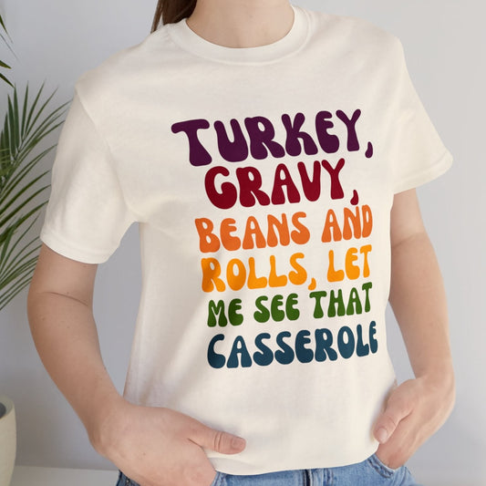 Thanksgiving Food Adult Tee