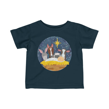 Animal Nativity Infant Tee