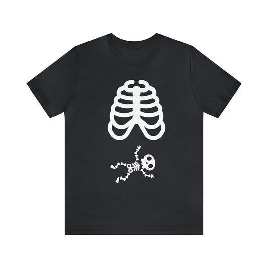 Skeleton Baby Adult Tee - Deeg Family Design