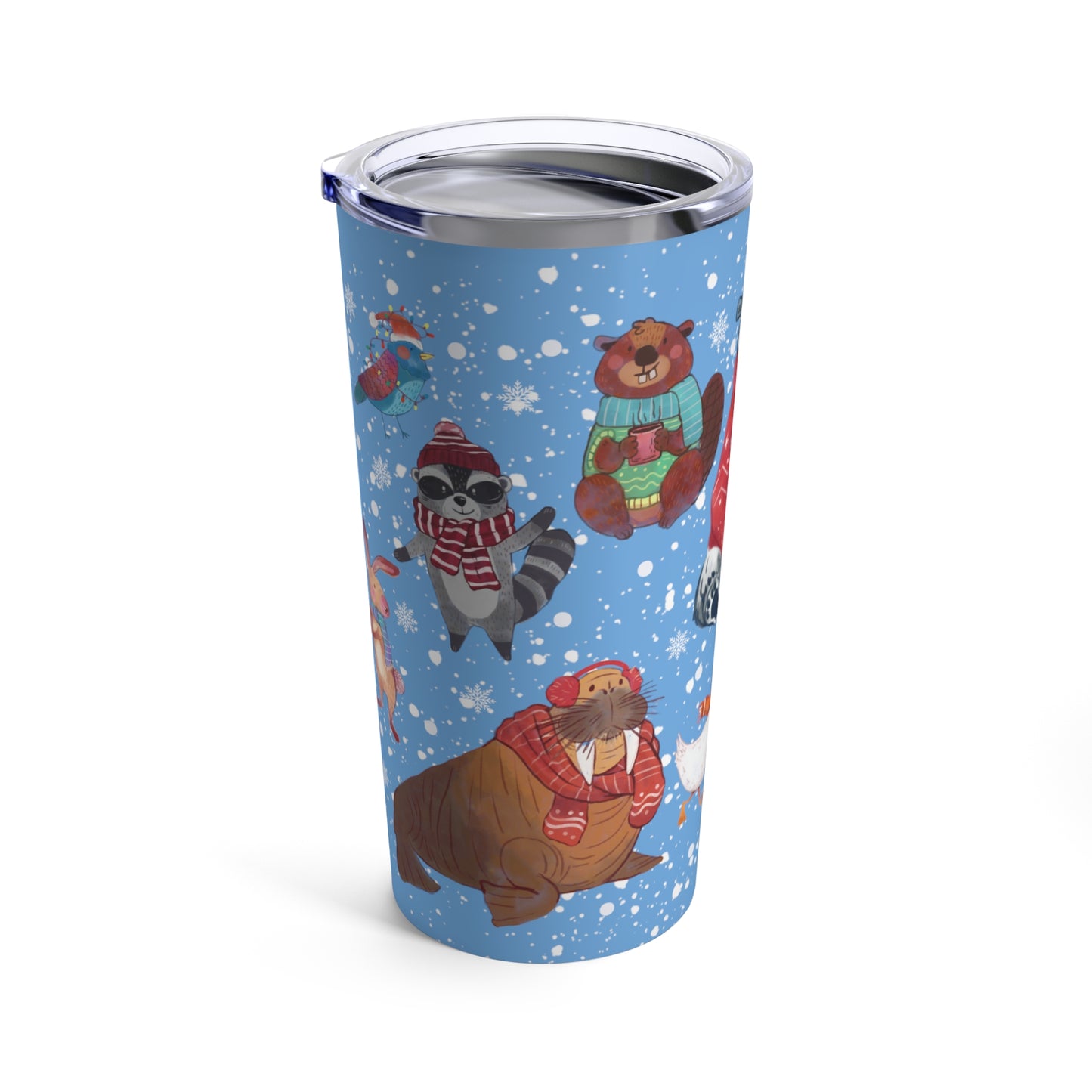 Winter Animal Tumbler 20oz