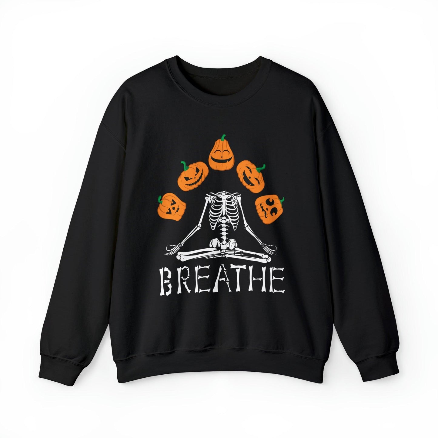 Breathe Skeleton Adult Sweatshirt - Deeg Family Design