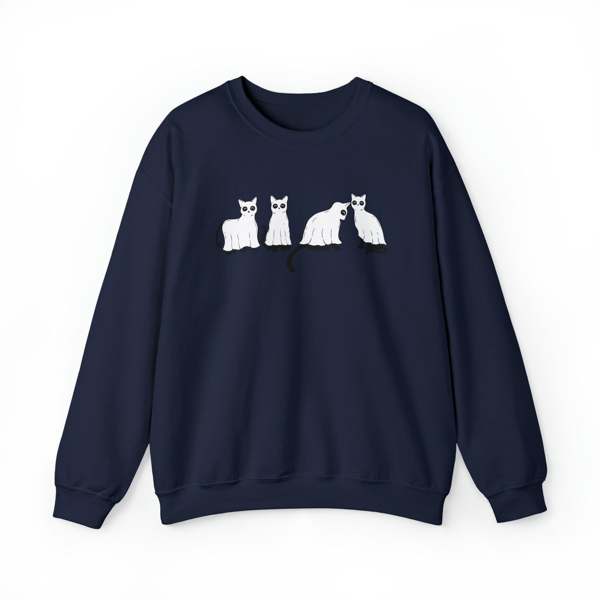 Ghost Cats Adult Sweatshirt - Deeg Family Design