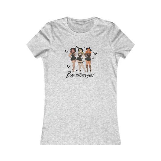 Pin Up Bad Witch Vibes Women's Tee - Deeg Family Design