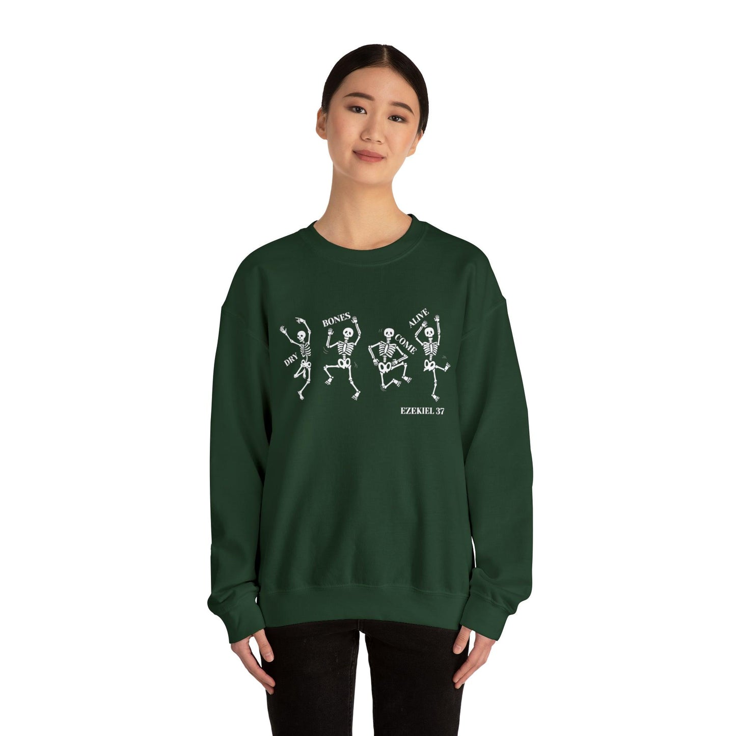 Dry Bones Come Alive Adult Sweatshirt - Deeg Family Design