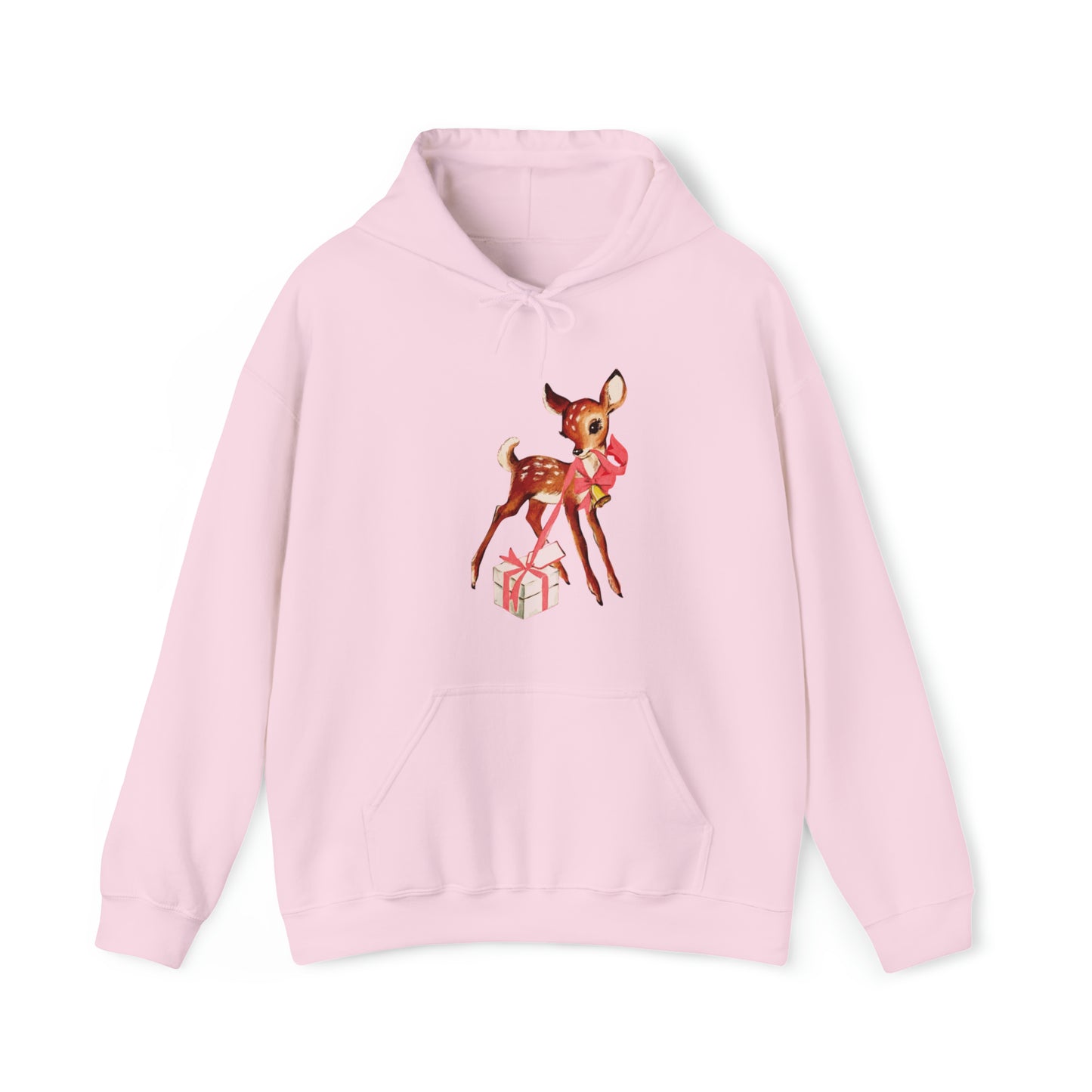 Vintage Deer Opening Package Adult Hoodie