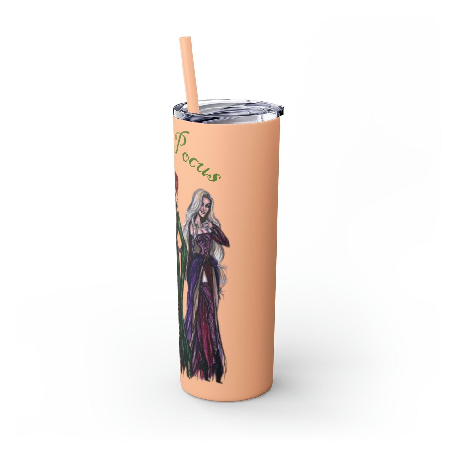 Hocus Pocus Skinny Tumbler with Straw, 20oz - Deeg Family Design