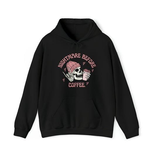 Nightmare Before Coffee Adult Hoodie - Deeg Family Design