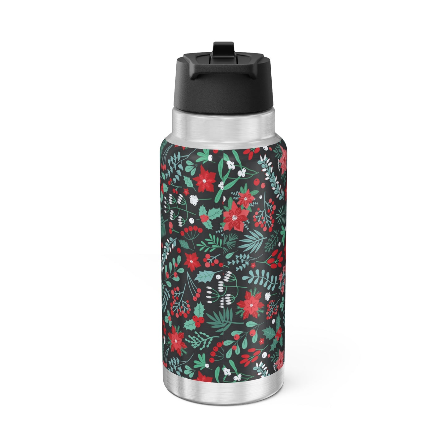 Winter Floral Gator Tumbler, 32oz