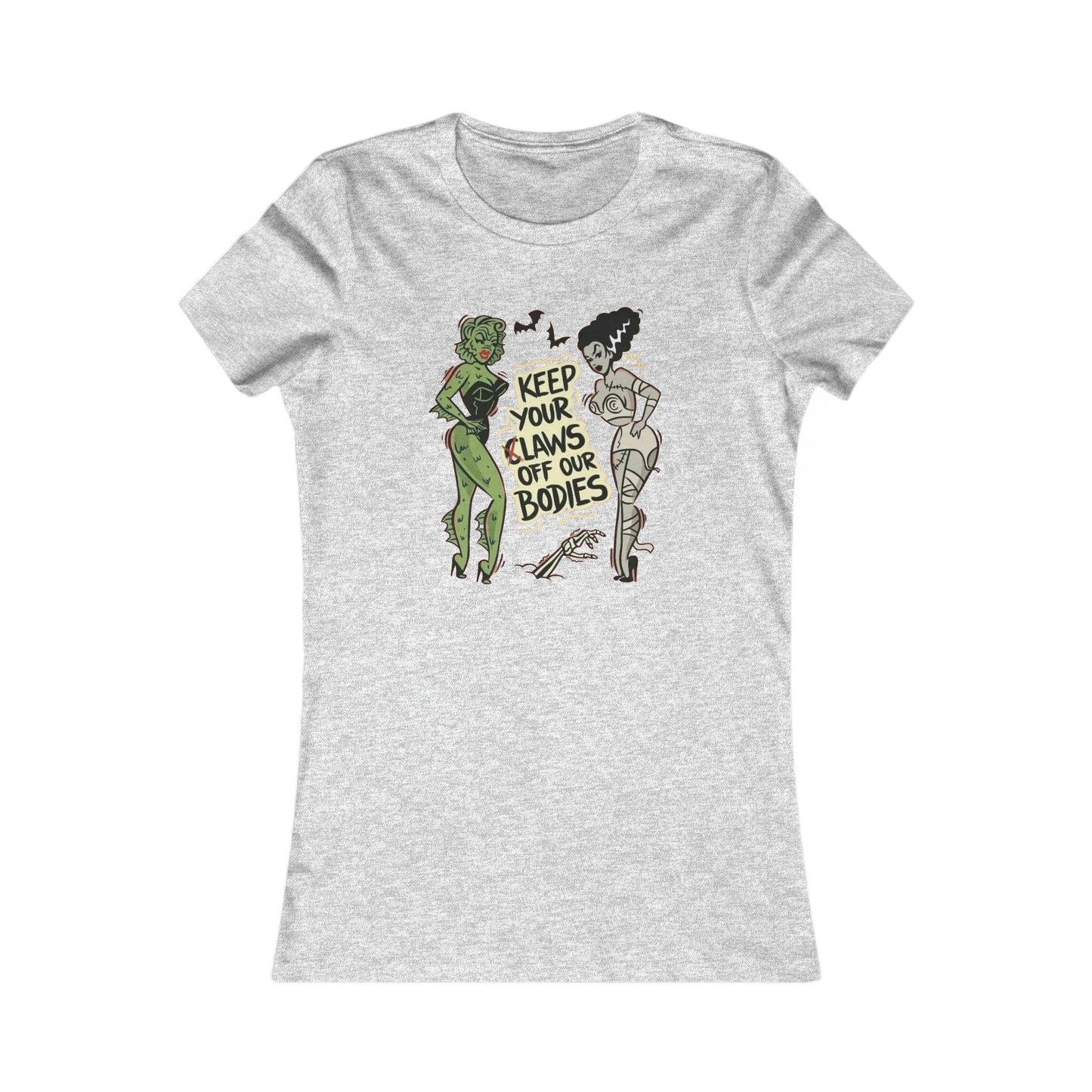 Pin Up Claws Off Women's Tee - Deeg Family Design