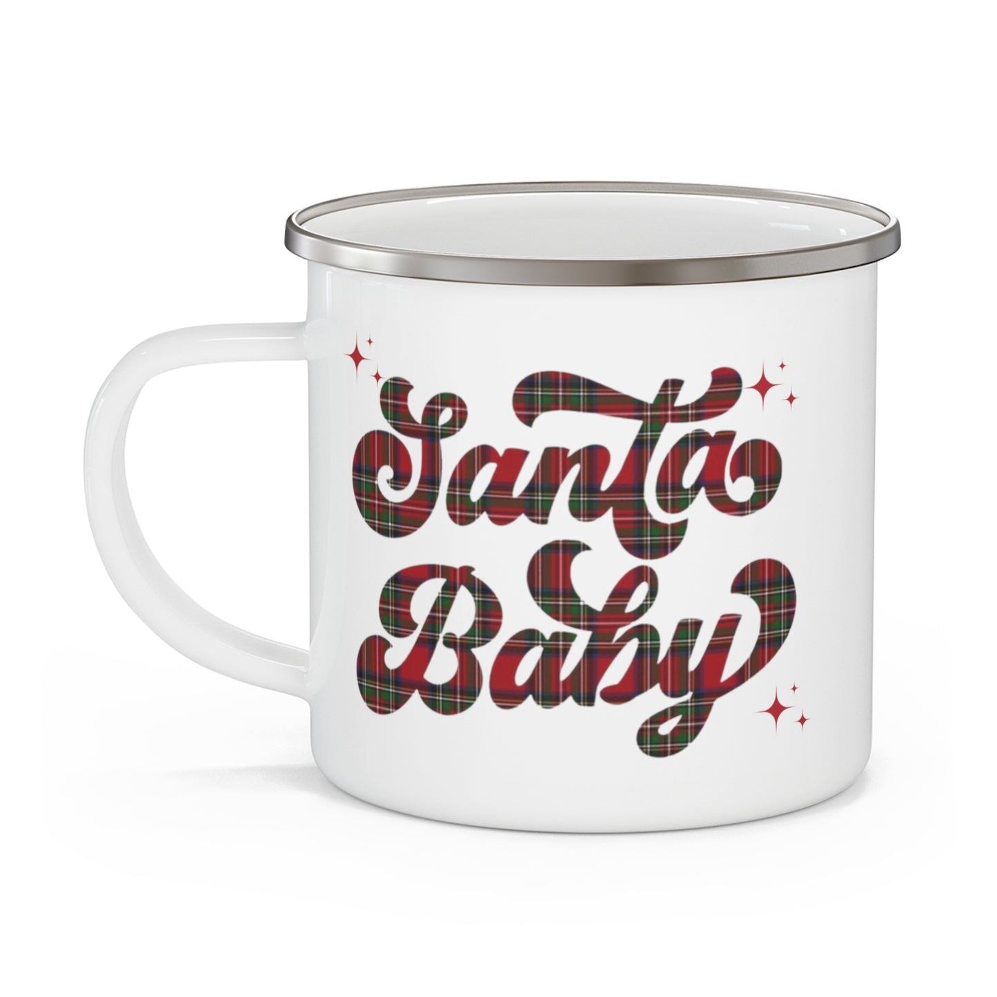 Santa Baby Enamel Camping Mug