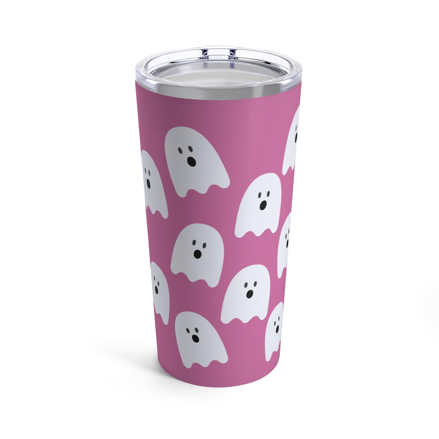 Pink Ghost Tumbler 20oz - Deeg Family Design