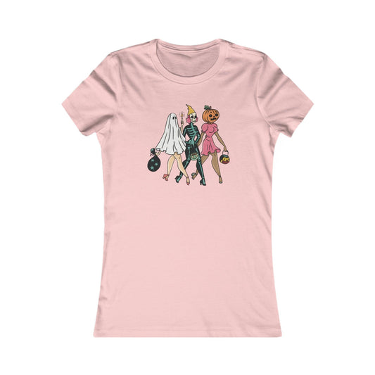 Pin Up Halloween Trio Women's Tee - Deeg Family Design