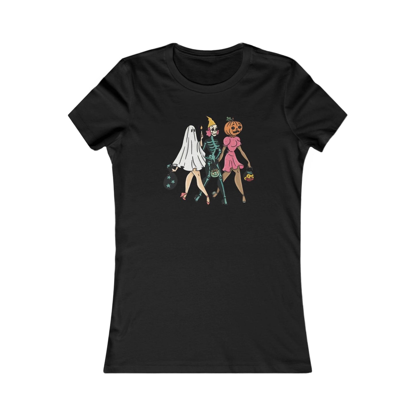 Pin Up Halloween Trio Women's Tee - Deeg Family Design