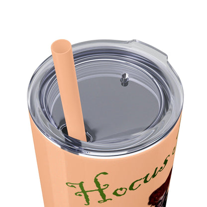 Hocus Pocus Skinny Tumbler with Straw, 20oz - Deeg Family Design