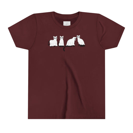 Ghost Cats Youth Tee - Deeg Family Design