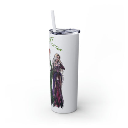 Hocus Pocus Skinny Tumbler with Straw, 20oz - Deeg Family Design