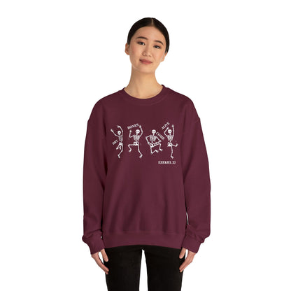 Dry Bones Come Alive Adult Sweatshirt - Deeg Family Design