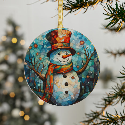 Snowman Acrylic Ornaments