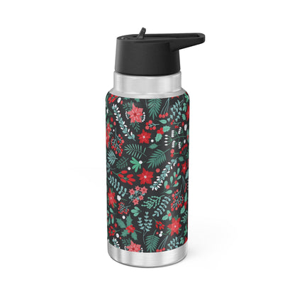 Winter Floral Gator Tumbler, 32oz