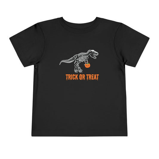 T Rex Trick Or Treat Toddler Tee - Deeg Family Design