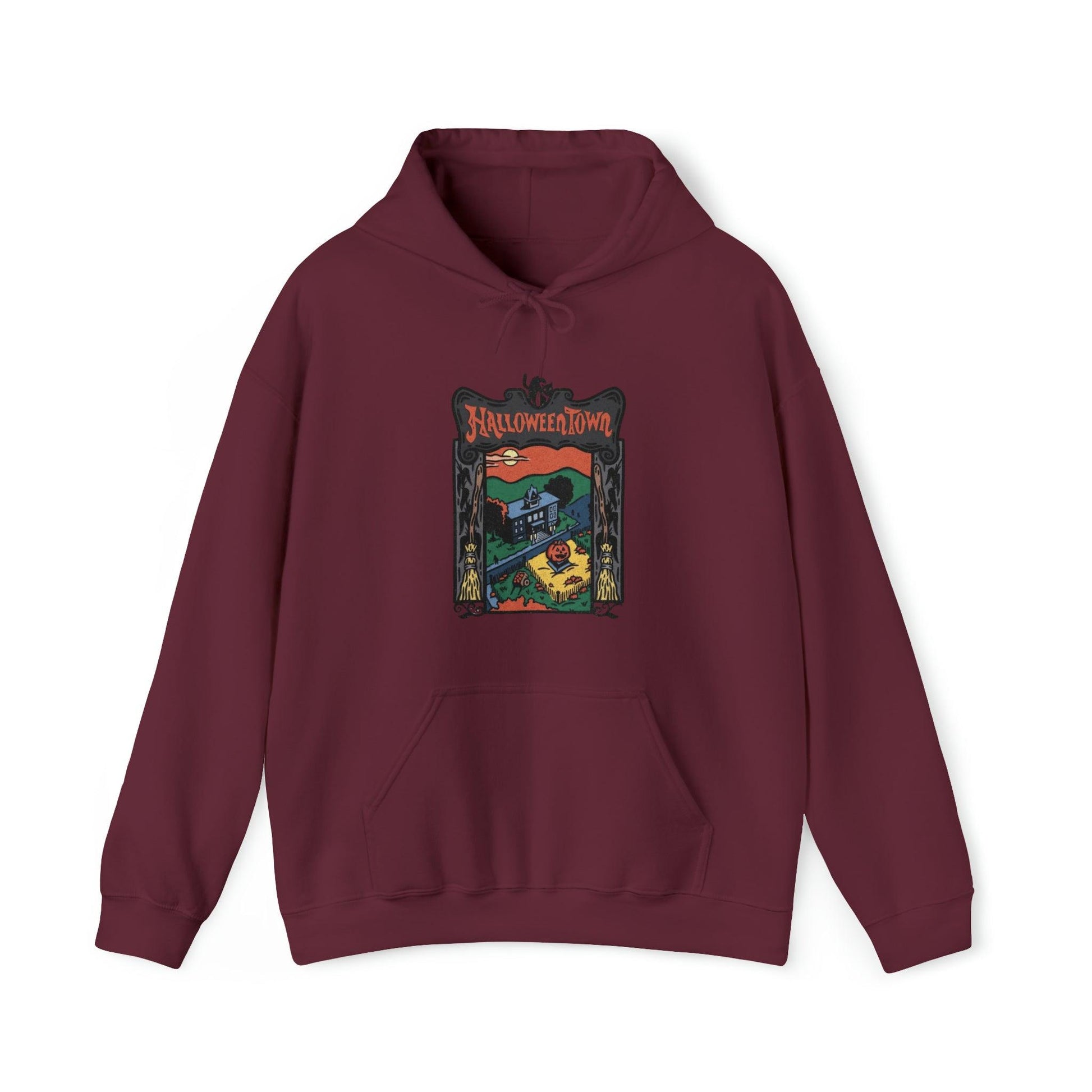 Halloweentown Arch Adult Hoodie - Deeg Family Design