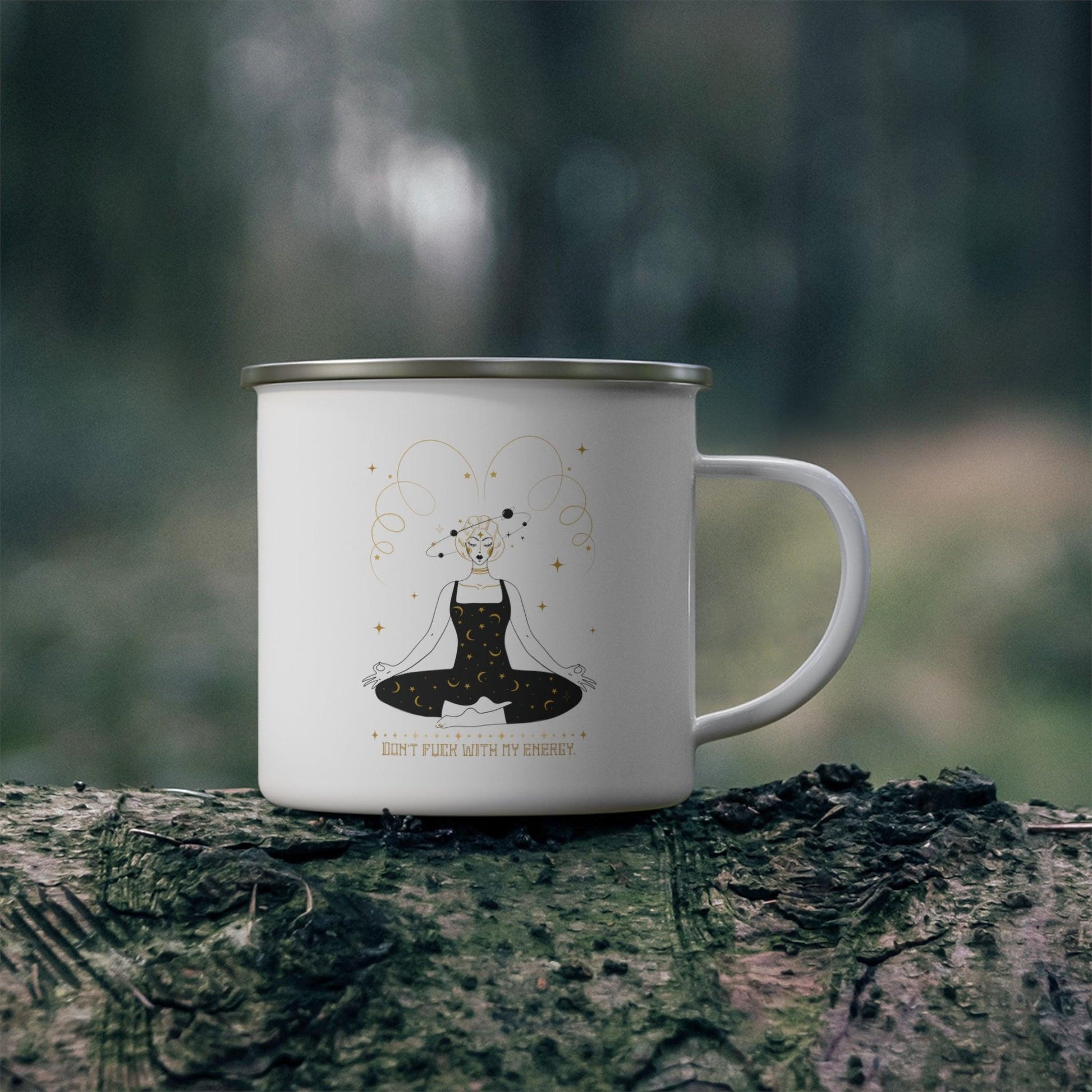 Go Smudge Yourself Enamel Camping Mug - Deeg Family Design