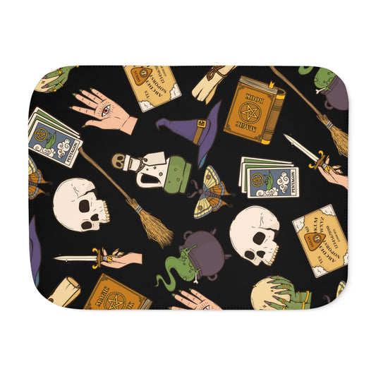 Witchy Vibes Sherpa Blanket - Deeg Family Design