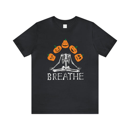 Breathe skeleton Adult Tee - Deeg Family Design