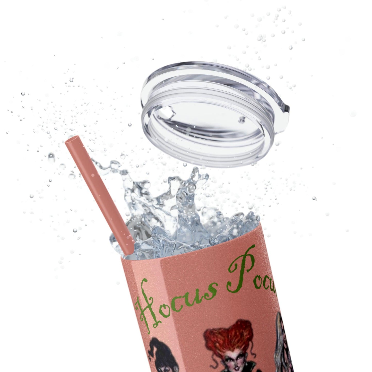 Hocus Pocus Skinny Tumbler with Straw, 20oz - Deeg Family Design