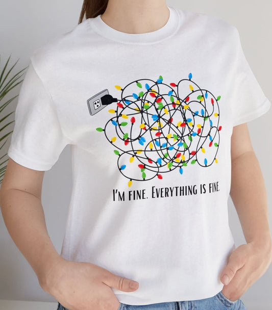 Everything Is Fine Adult Tee