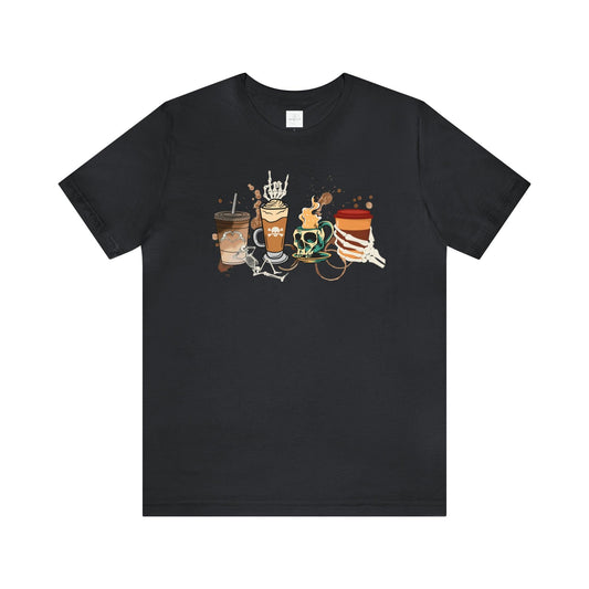 Skeleton Coffee Adult Tee - Deeg Family Design