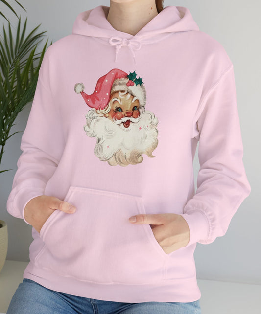 Pink Santa Adult Hoodie