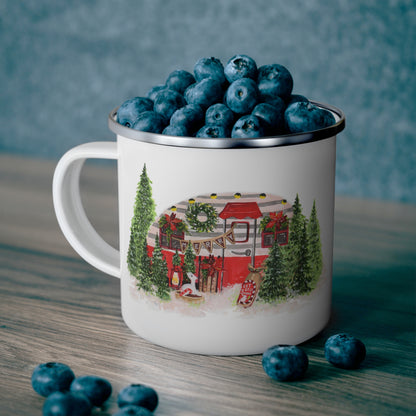 Christmas AIR Stream Enamel Camping Mug