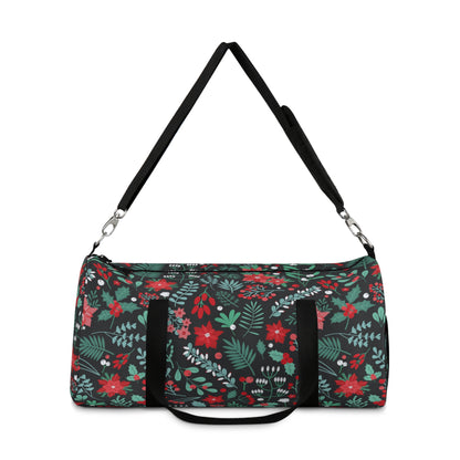 Winter Floral Duffel Bag