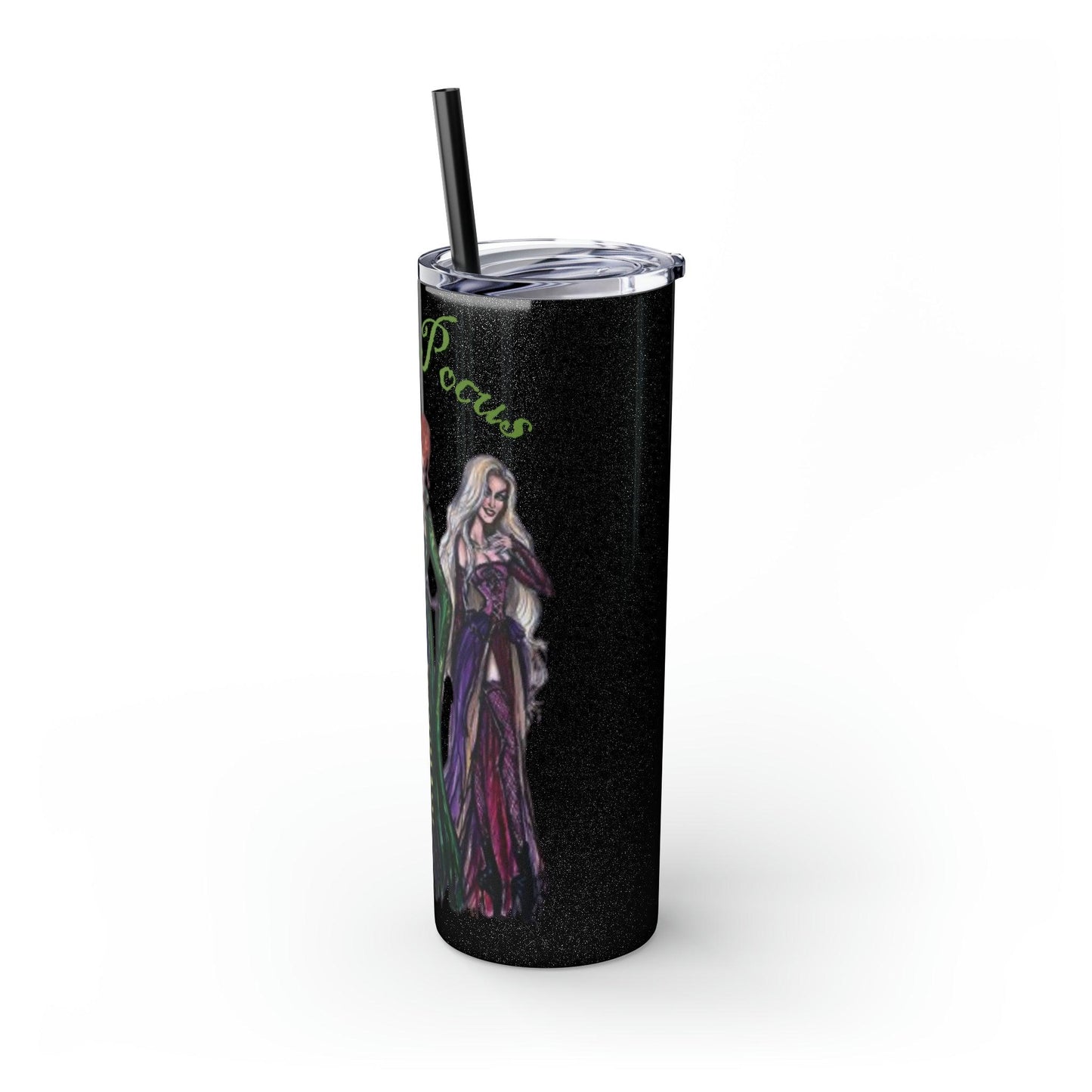 Hocus Pocus Skinny Tumbler with Straw, 20oz - Deeg Family Design