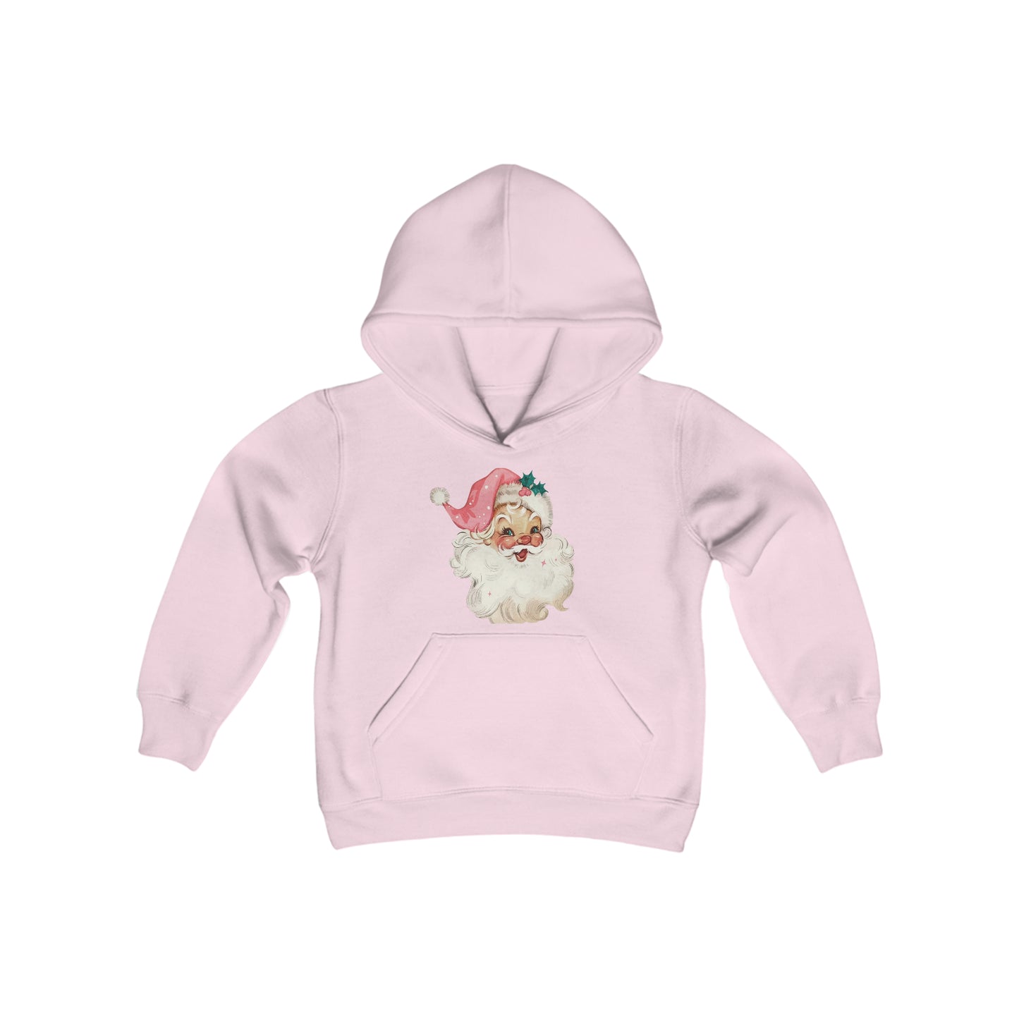 Pink Santa Youth Hoodie