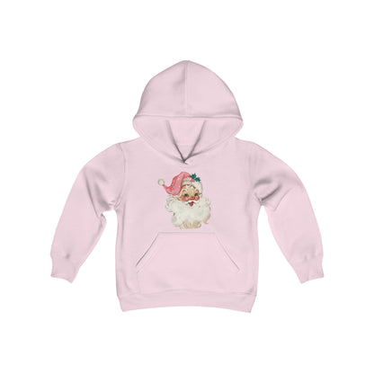 Pink Santa Youth Hoodie