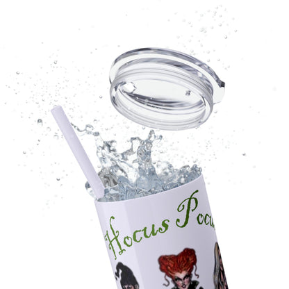 Hocus Pocus Skinny Tumbler with Straw, 20oz - Deeg Family Design