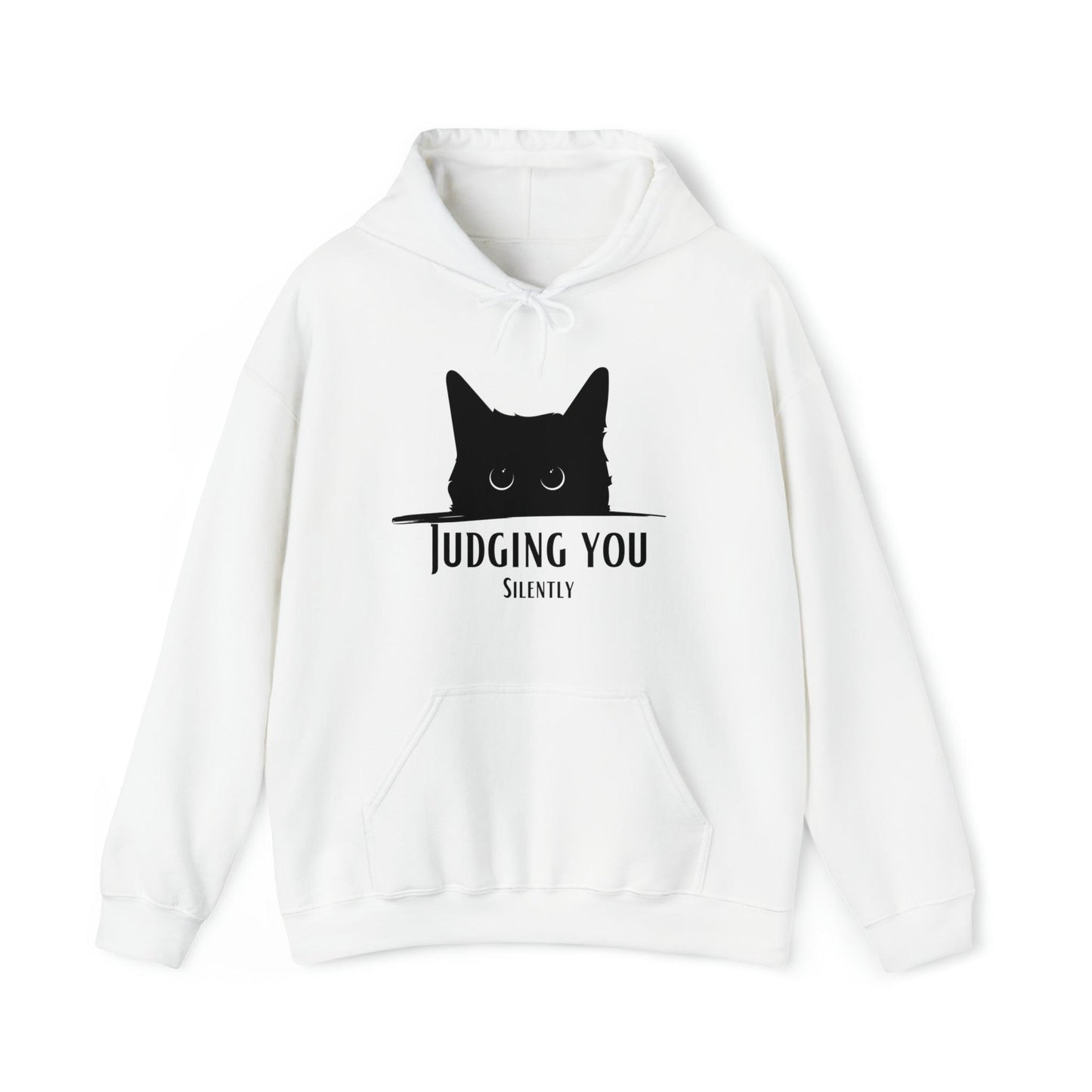 Judging You Cat Adult Hoodie - Deeg Family Design