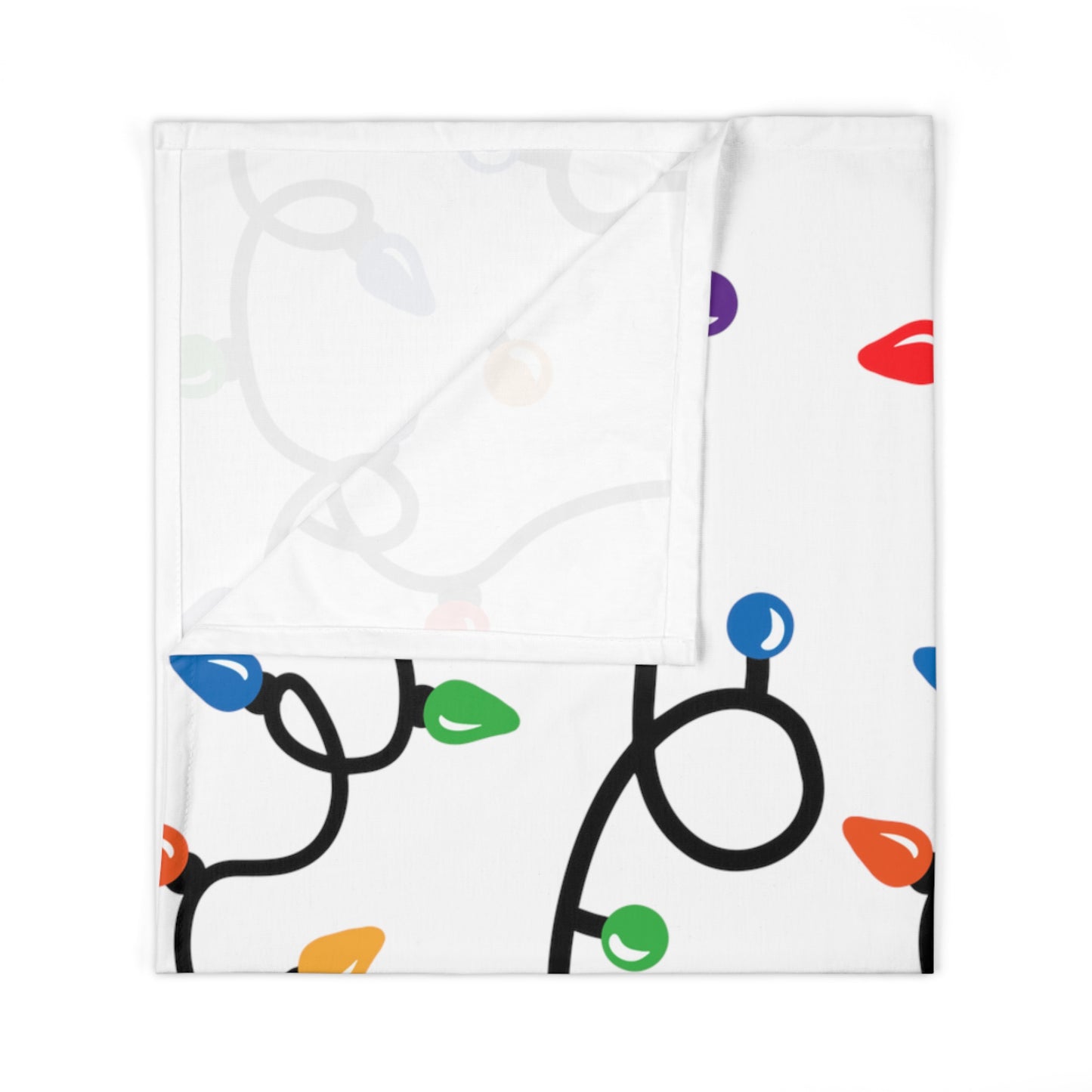 Christmas Lights Baby Swaddle Blanket